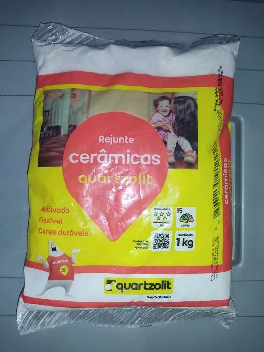 Rejunte para Cerâmica Quartzolit 1kg - Novo - Foto 2