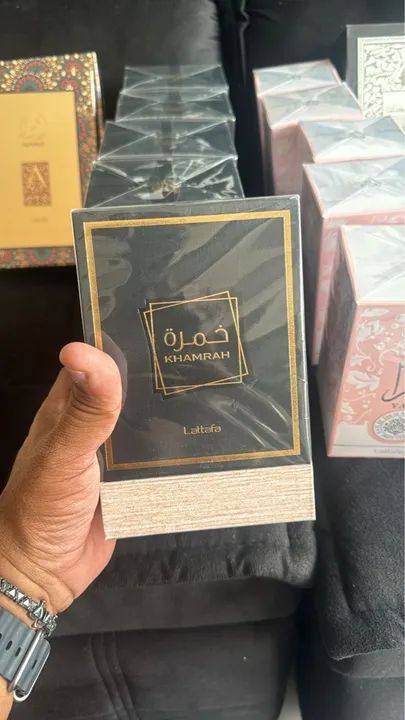 Perfume Lattafa Khamrah 100ml - Unissex - Foto 3