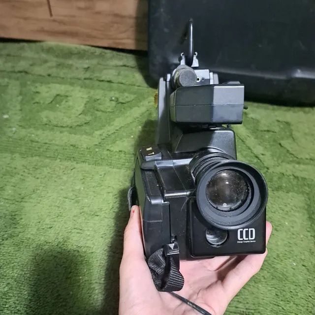 Filmadora 1989 VHS JVC Videomovie GF-S550 (Com Maleta e Cabos, No Estado) - Foto 4