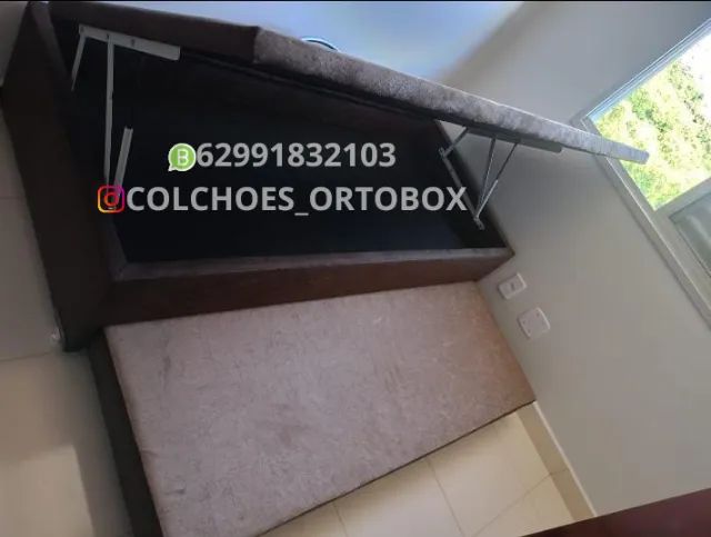 Box baú Solteiro com auxiliar na espuma d28 selada - Foto 2