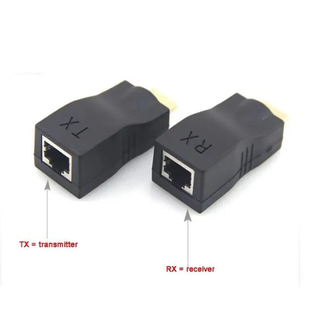 Extensor Conversor Hdmi Via 1 Cabo Rede Rj45 4k 30m Cat5e/6 - COD 1211 - Foto 5