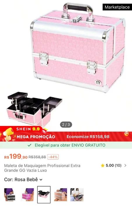 Vendo maleta profissional de maquiagem 