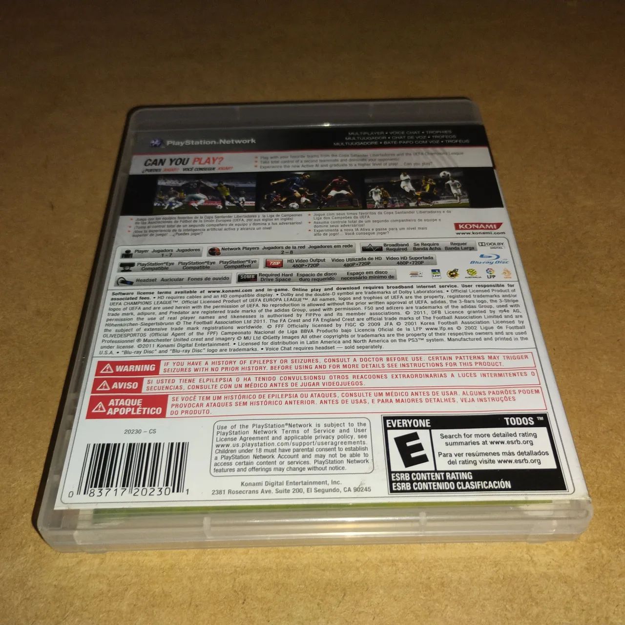PES 2012 PS3 zerado - Foto 4
