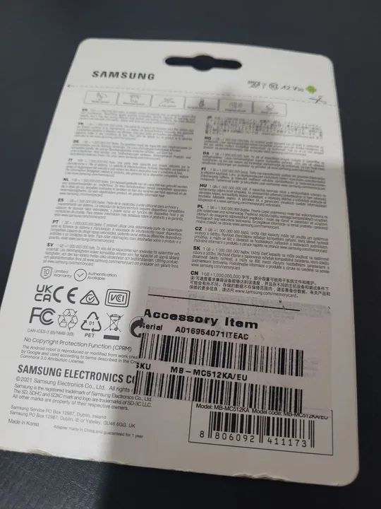 Cartão de Memória Samsung EVO Plus 512GB microSDXC UHS-I - Foto 4