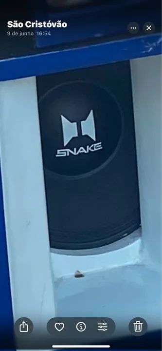 Alto falante, medeio Snake 400 rms