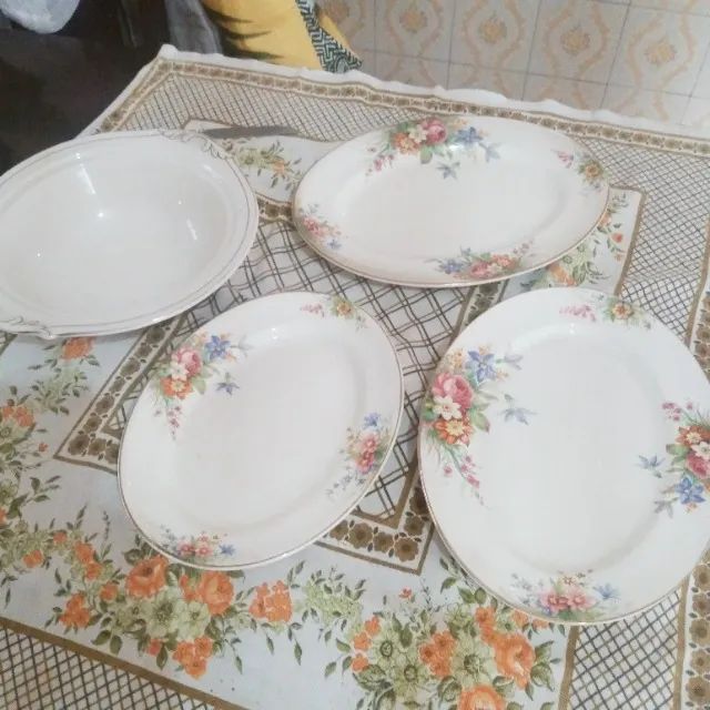 Jogo de  porcelana inglesa Weatherby Hanley falcon com selo - Foto 3
