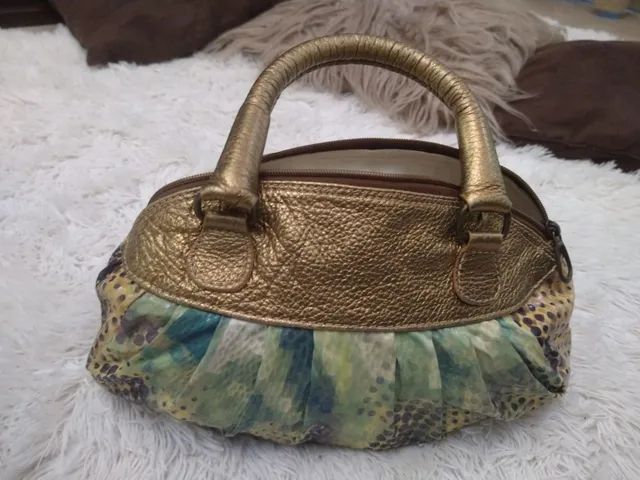 Bolsa em couro ouro velho - Foto 2