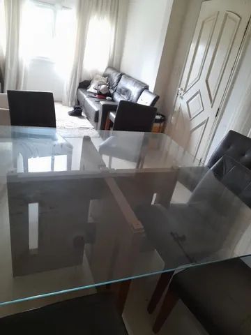 Mesa de vidro 6 lugares  - Foto 3