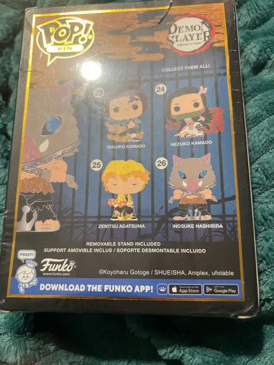 pin funko pop demon slayer 26 kimetsu no yaiba inosuke hashibira anime - Foto 2