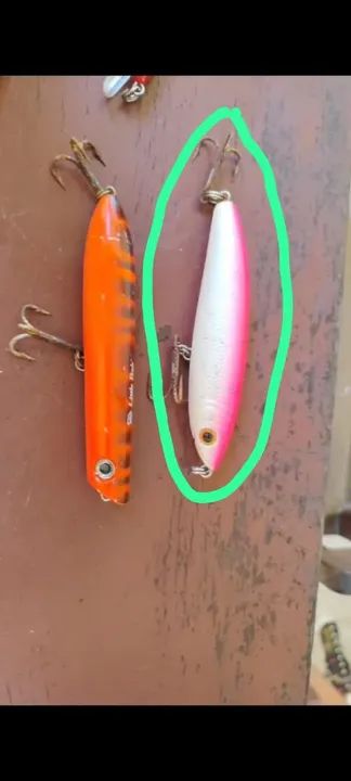 Vendo kit pesca. Vara , molinete daiwa e isca artificial - Foto 5