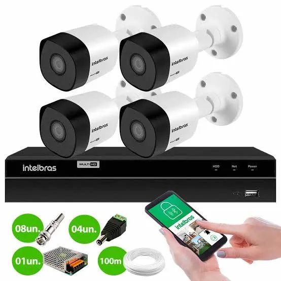 Câmeras de segurança intelbras 