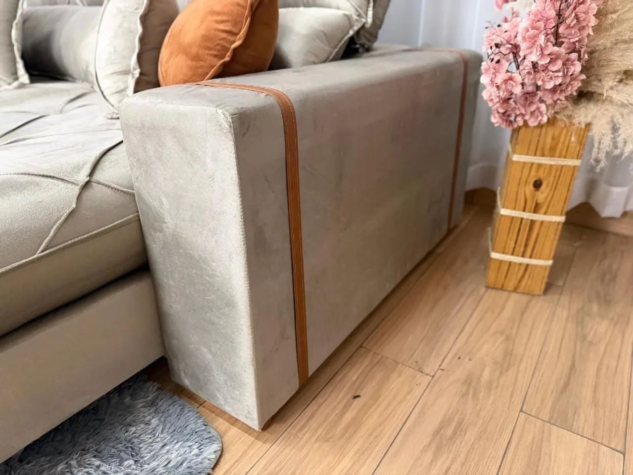 Sofá Retrátil e Reclinável Plenoa 2.10m - Entrega Rápida  - Foto 4