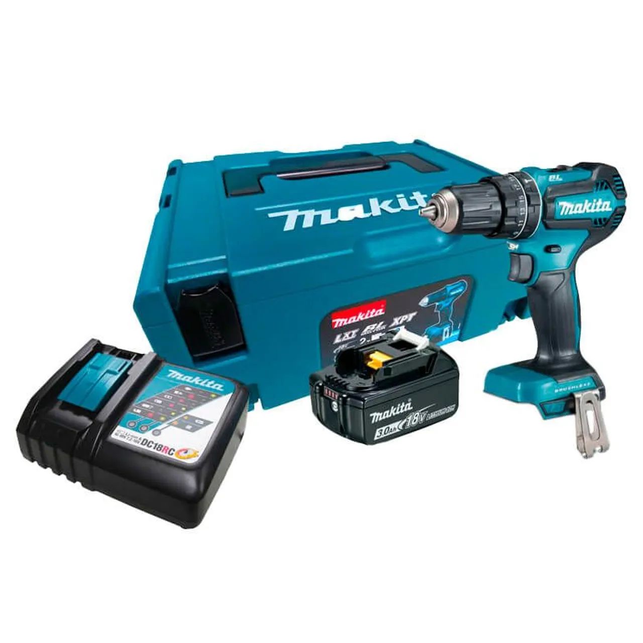 Parafusadeira/Furadeira de Impacto 18V Bivolt 3.0Ah - Makita - Foto 2