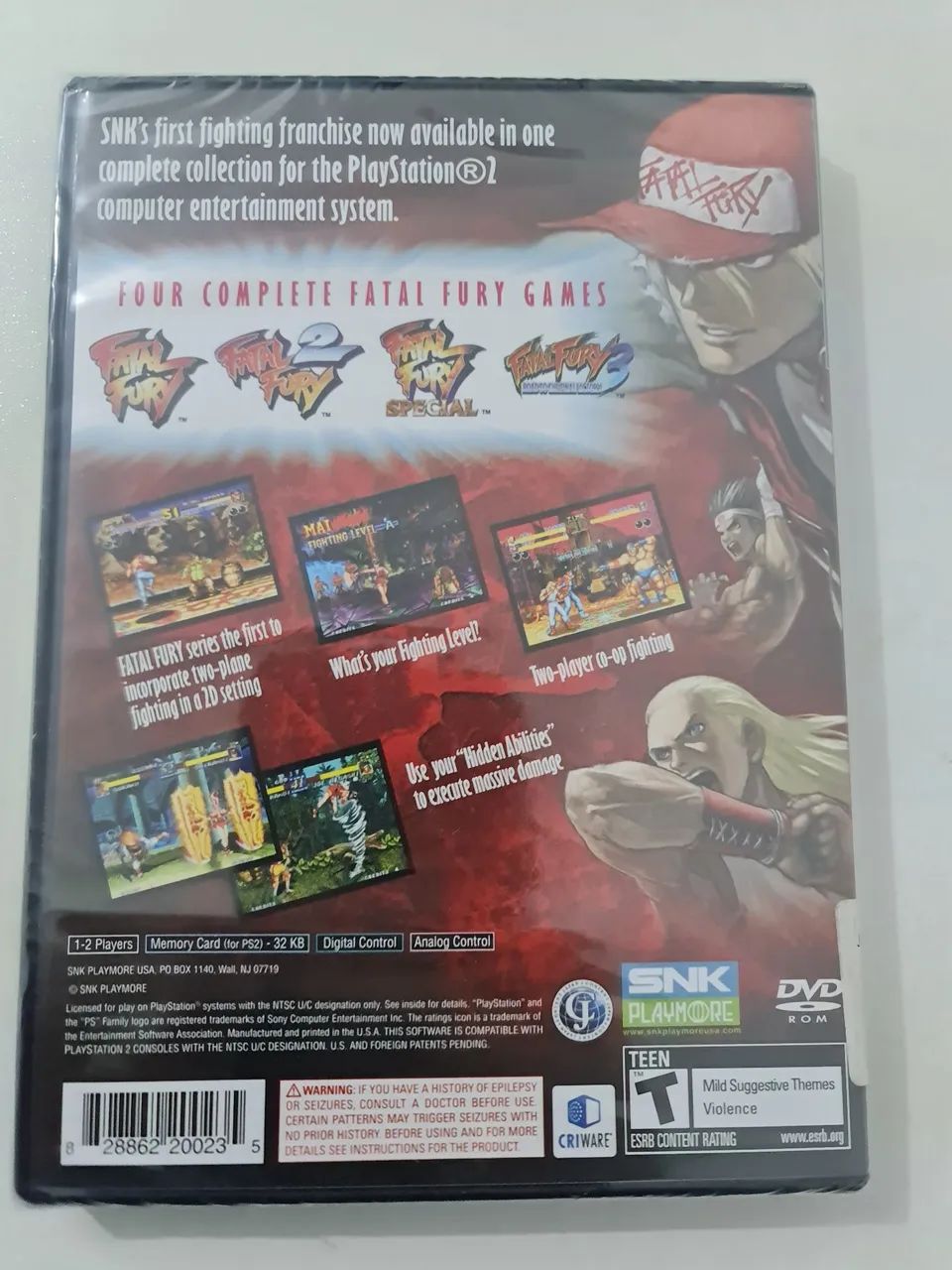 Fatal Fury Battle Archives 1 e 2 - PS2 e PS4 Lacrado  - Foto 3
