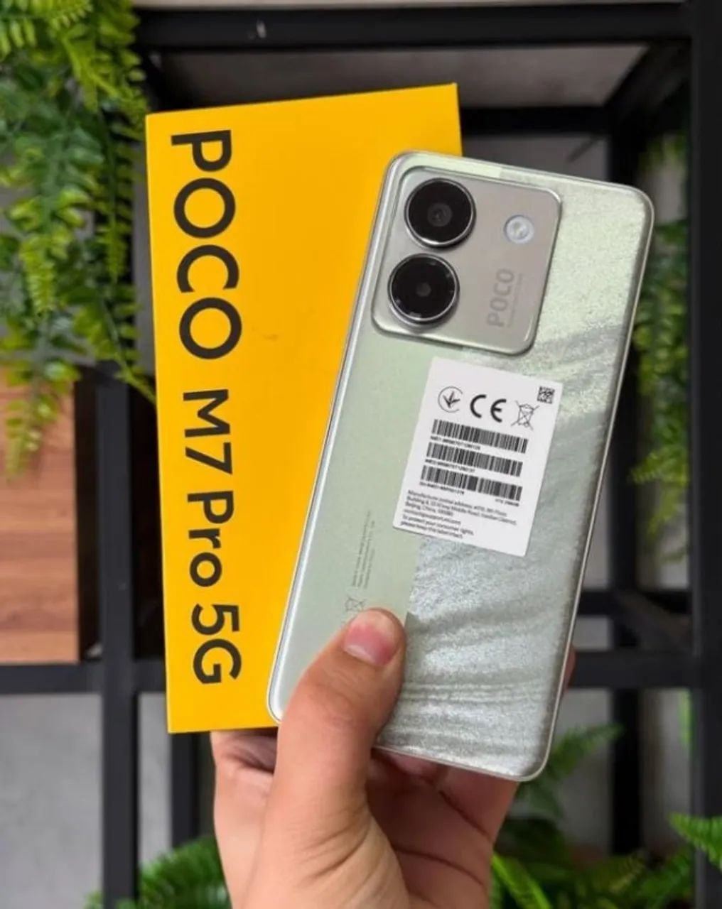 Poco M7 Pro 5g 8/256 silver Lacrados - Celulares e Smartphones