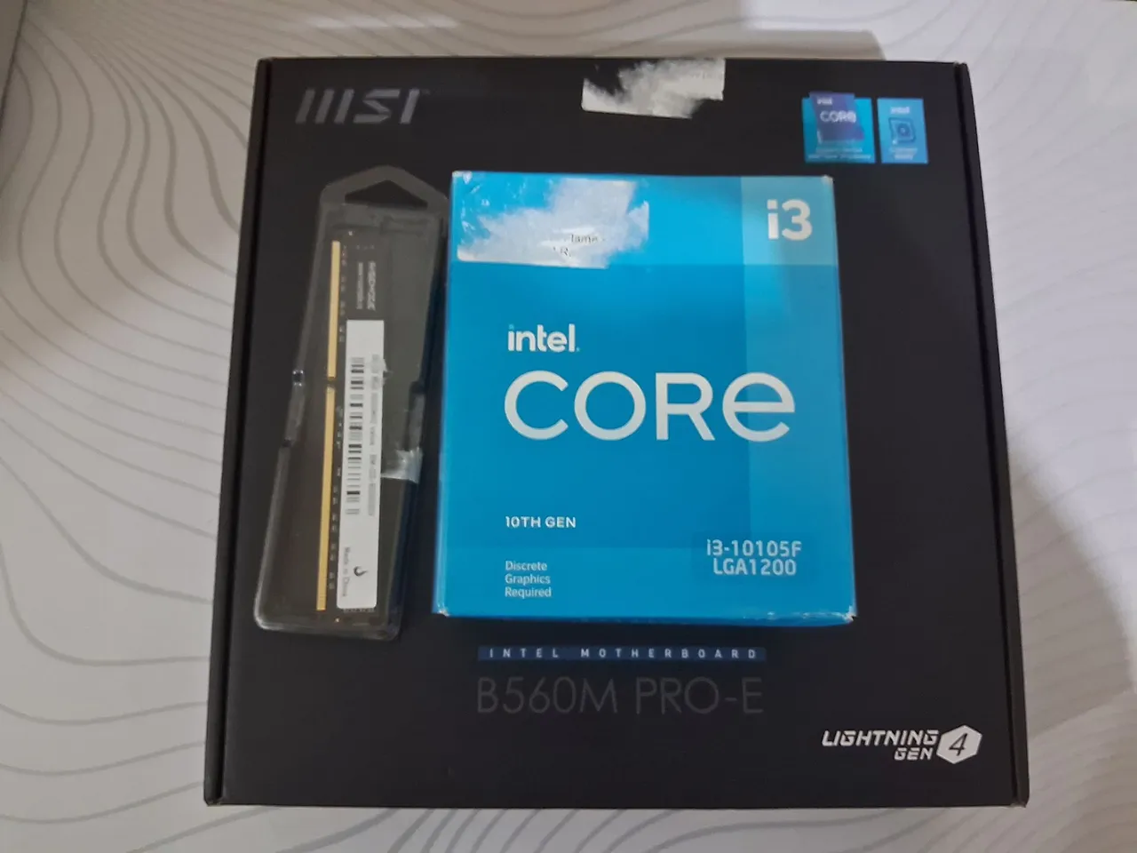 Kit+Processador Intel Core i3+placa-mãe+memória ram