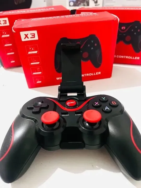 Controle Manete Bluetooth Para Jogos Smart TV Celular Pc - X3