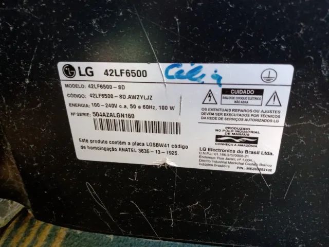 Peças Para TV-LG, 42 Polegadas Modelo: 42LF6500