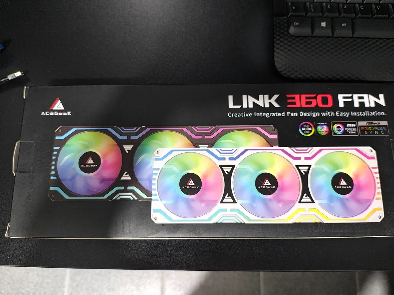 Ventoinhas ACEGEEK LINK 360 FAN - RGB