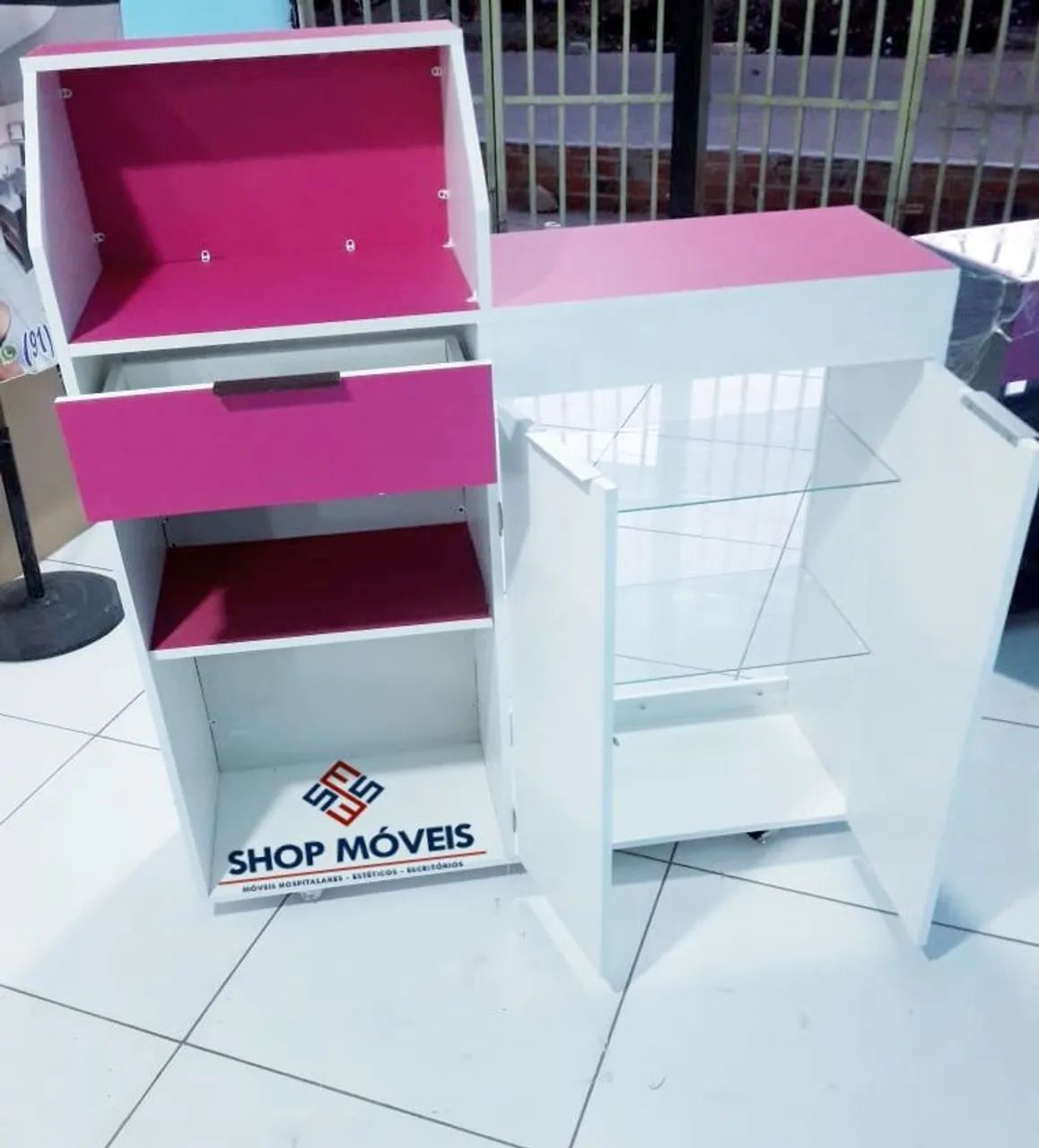 Balcão Caixa Vitrine, personalizado  - Foto 4