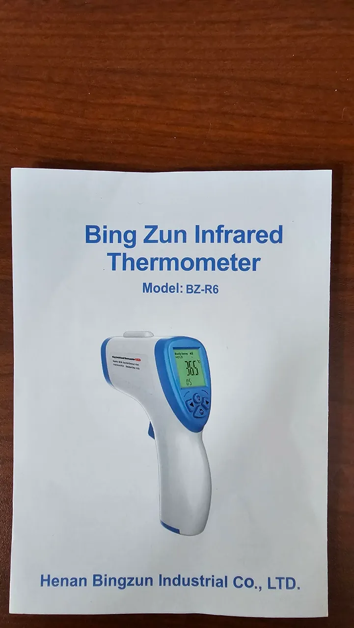 Termômetro Infravermelho Bing Zun BZ-R6