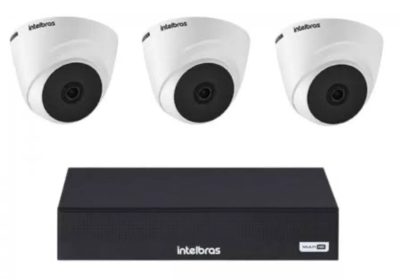 Kit Câmeras de Segurança Intelbras