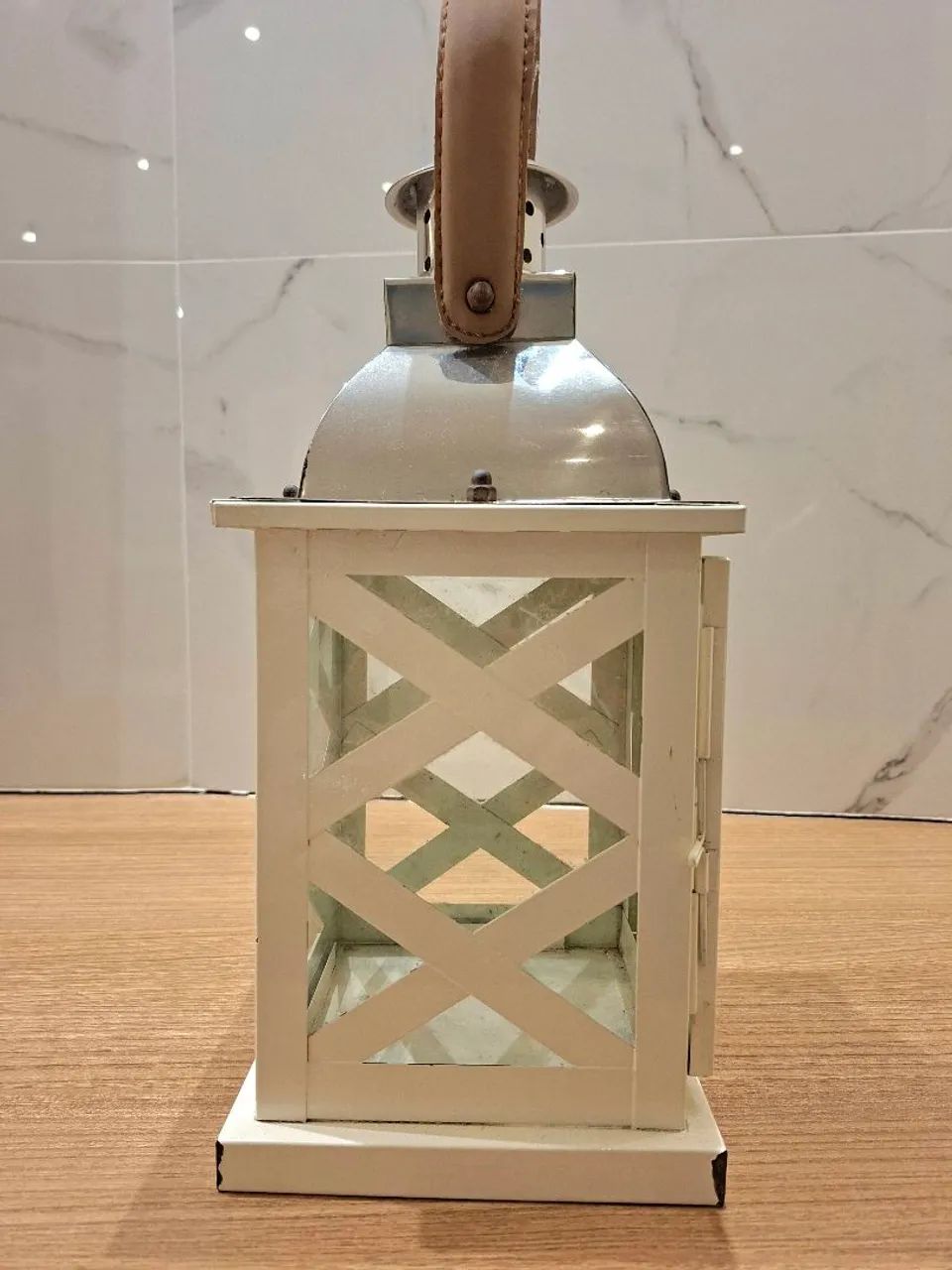 Lanterna Decorativa com Alça de Couro - Foto 4