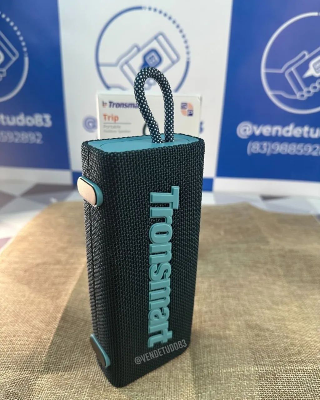 Caixa De Som Tronsmart Trip 10w Bluetooth Ipx7 Tws  