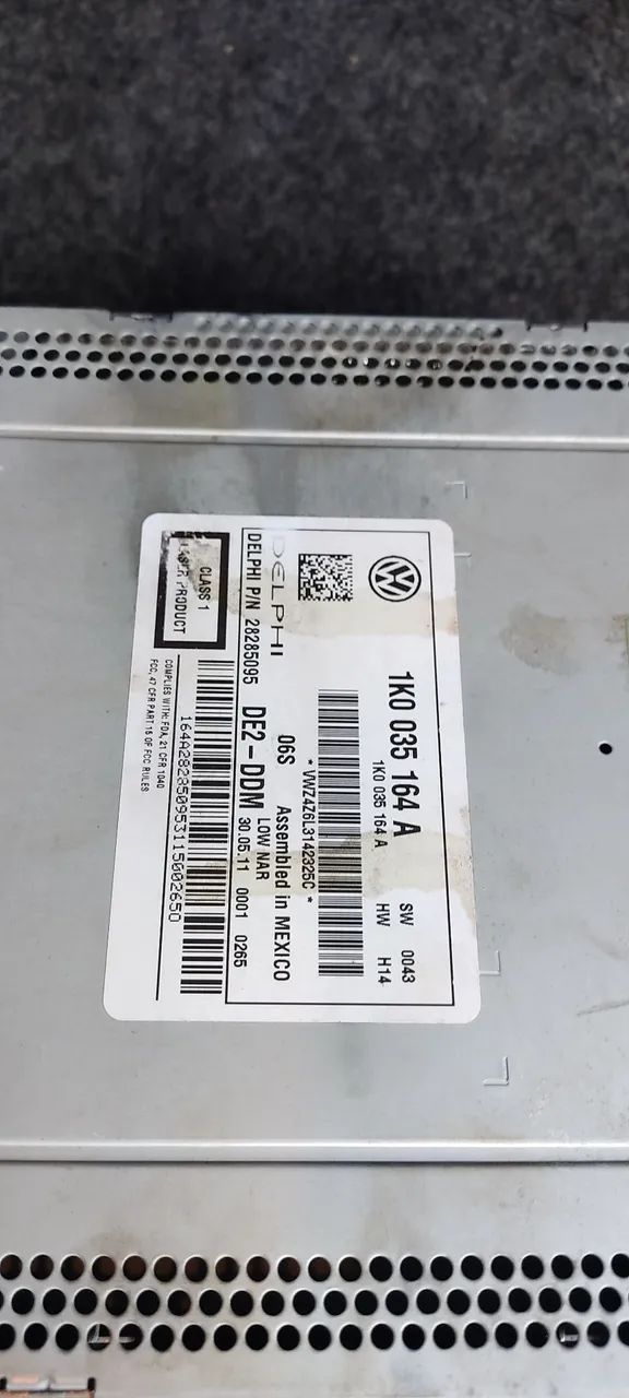 Rádio Jetta 2011 original 
