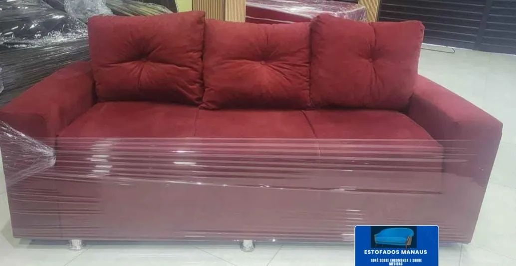 SOFÁ 3 LUGARES ENTREGA GRÁTIS  - Foto 3