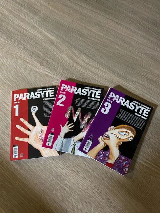 Mangá Parasyte vol 1,2 e 3