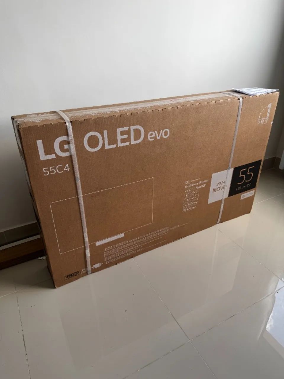 Smart TV LG OLED evo AI C4 4K 55 polegadas 2024