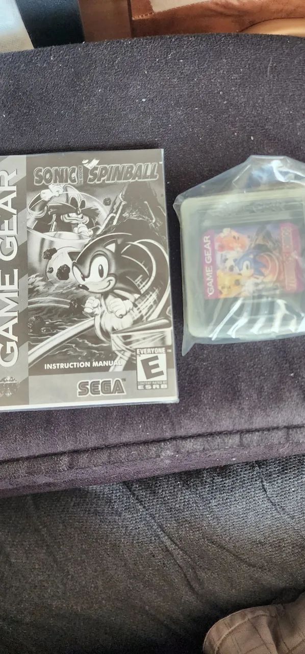 Sonic spinball game gear sega CIB completo - Foto 3
