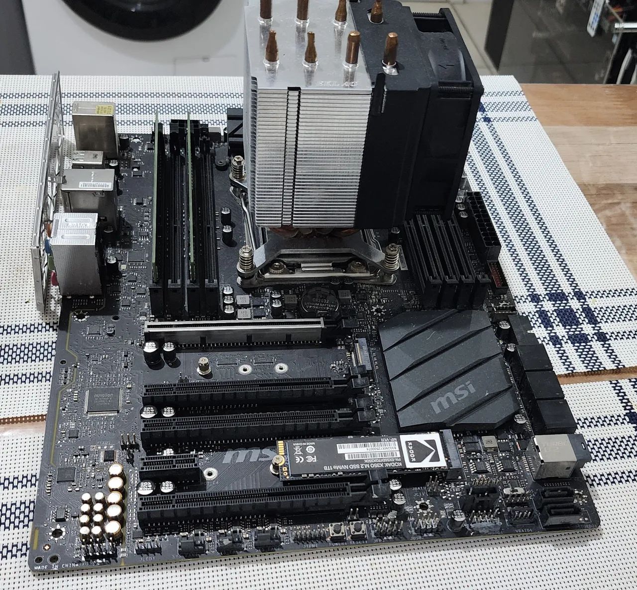 Kit i7 7800x placa mae x299 msi rider leia descrição  - Foto 2