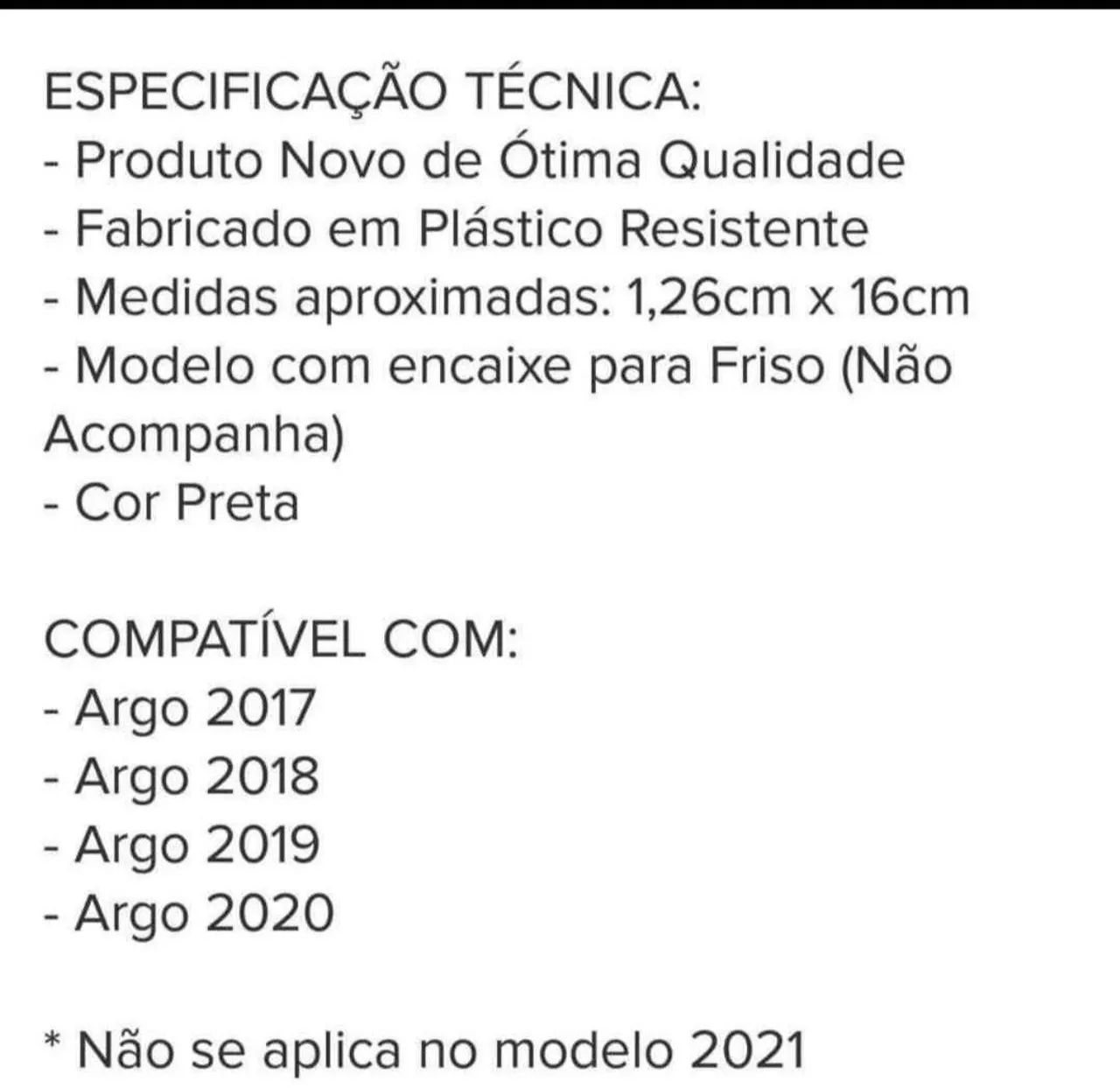 Grade Inferior Argo - Foto 2