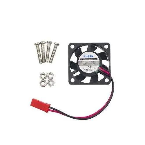 Kit Dissipador de Calor+cooler Raspberry Pi com Logotipo Oficial - Foto 3