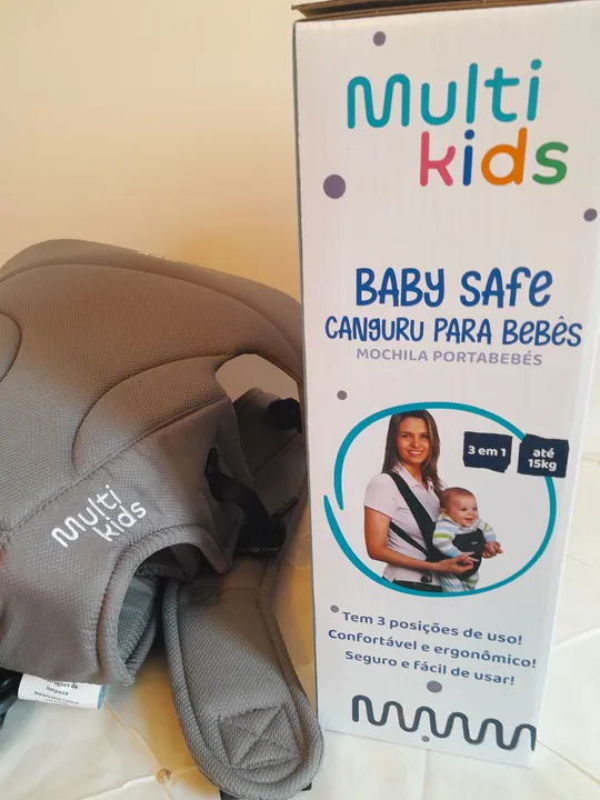 Canguru Multi Kids Baby Safe - Novo - 3 posições!
