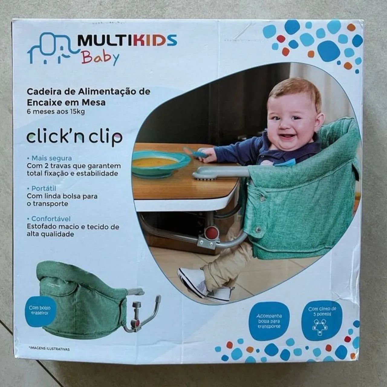 Cadeira de Alimentação de Encaixe Clip Multikids
