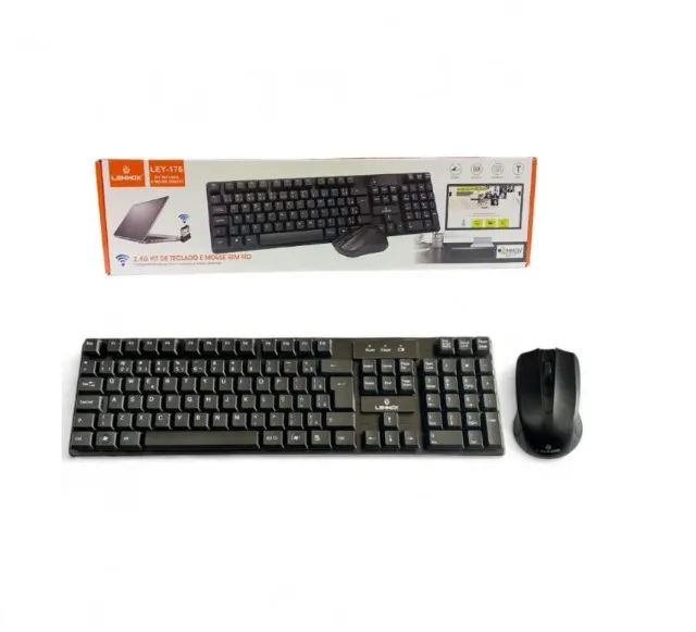 Kit Teclado Mouse Sem Fio Lehmox 