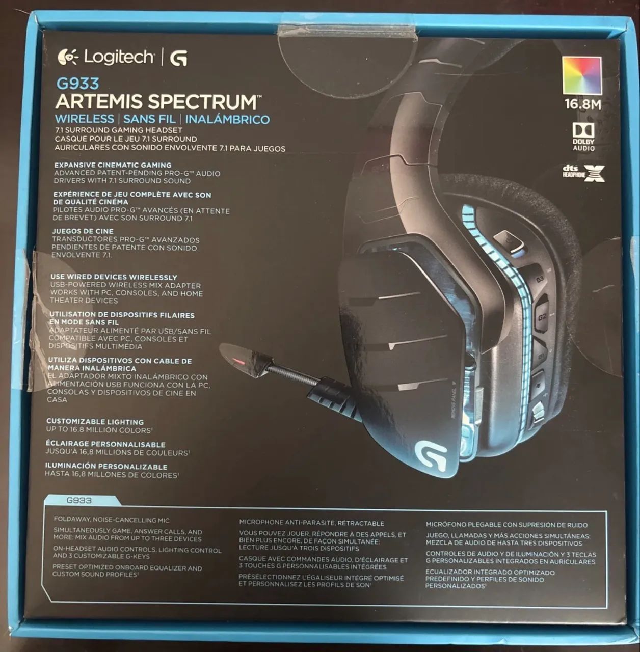 Caixa Headset Artemis Spectrum G933 - Foto 2