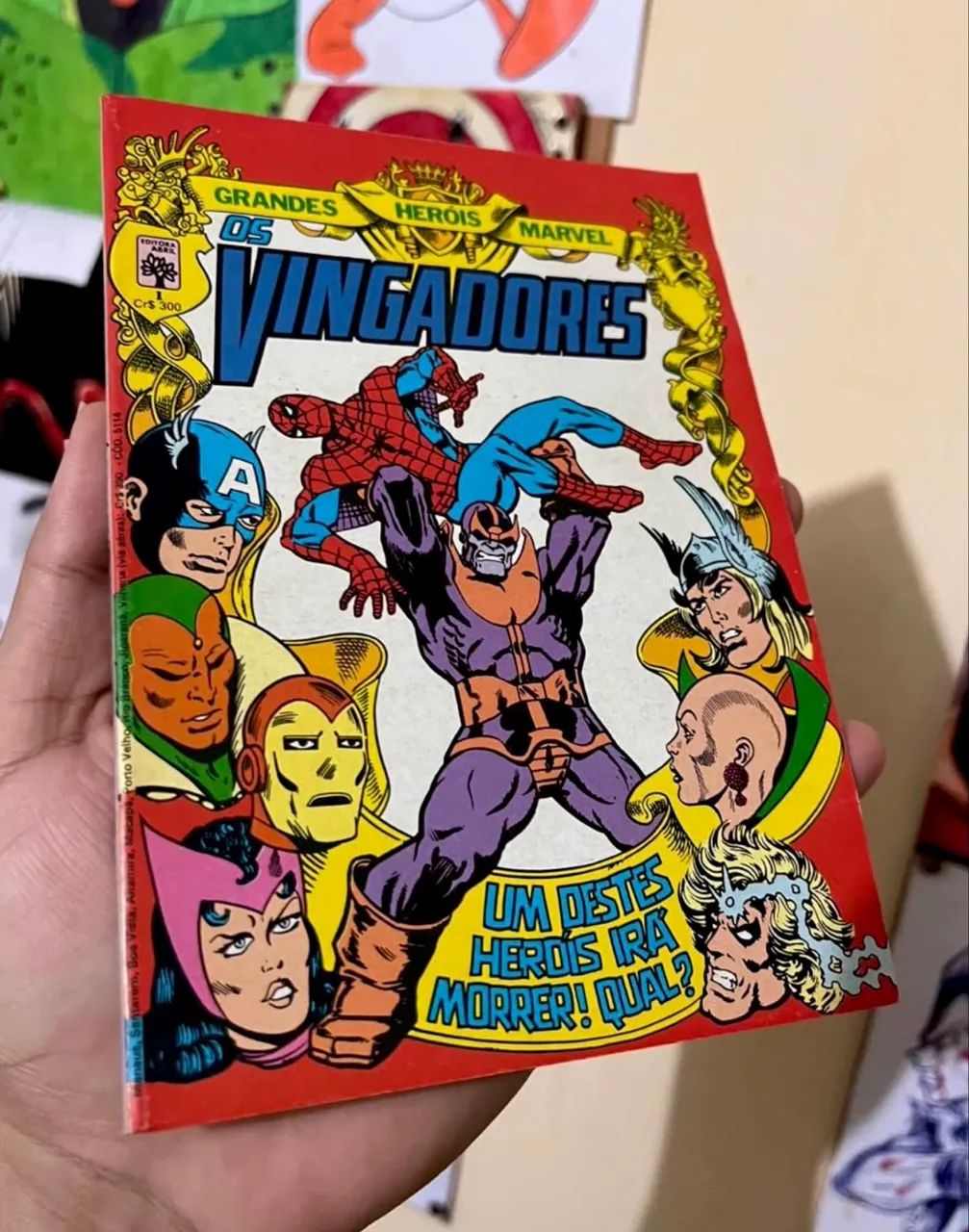 Grandes heróis marvel número 1 e 2 editora abril originais ano 1983 - Foto 2