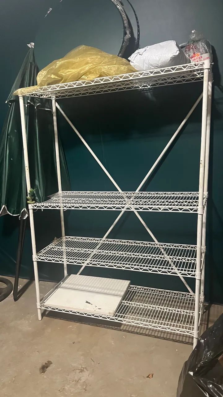 Estante ferro branco  - Foto 3