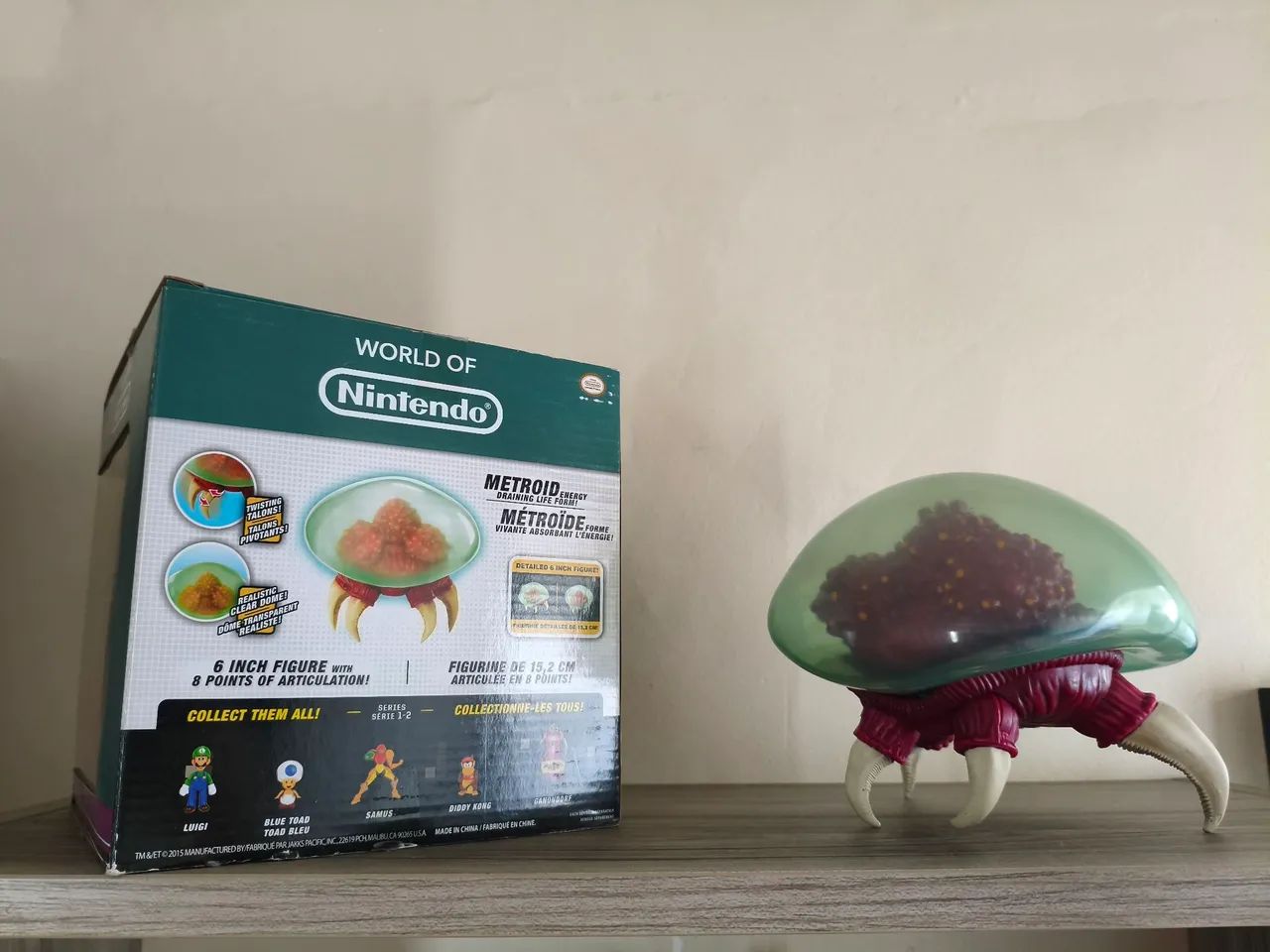 Metroid World of Nintendo Jakks Pacific 2.5 polegadas com caixa original