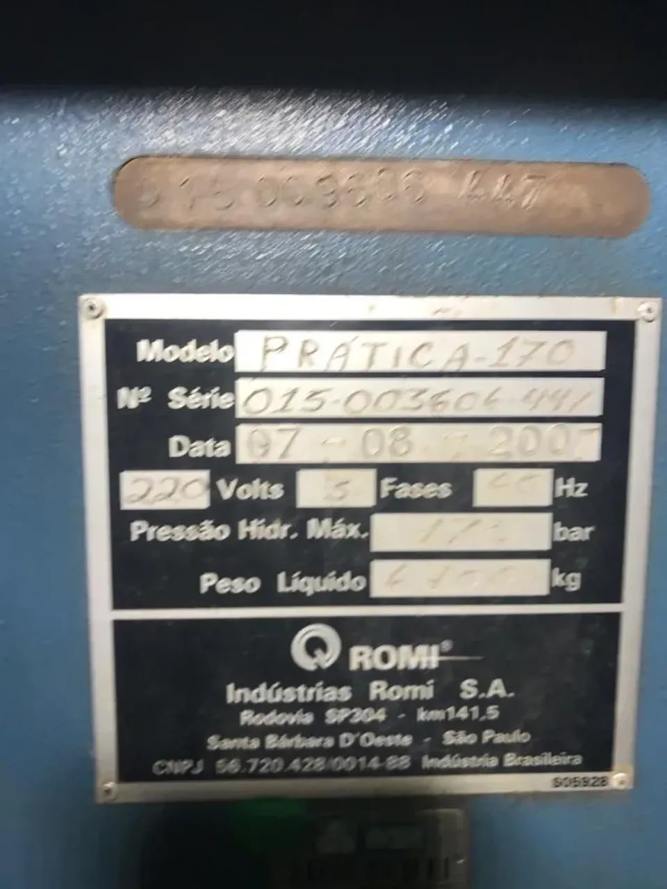 Injetora ROMI Prática 170 - Foto 2