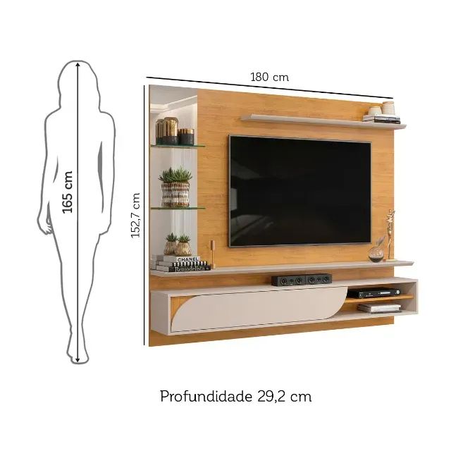 Painel Para Tv de Até 60 Polegadas  - Foto 2