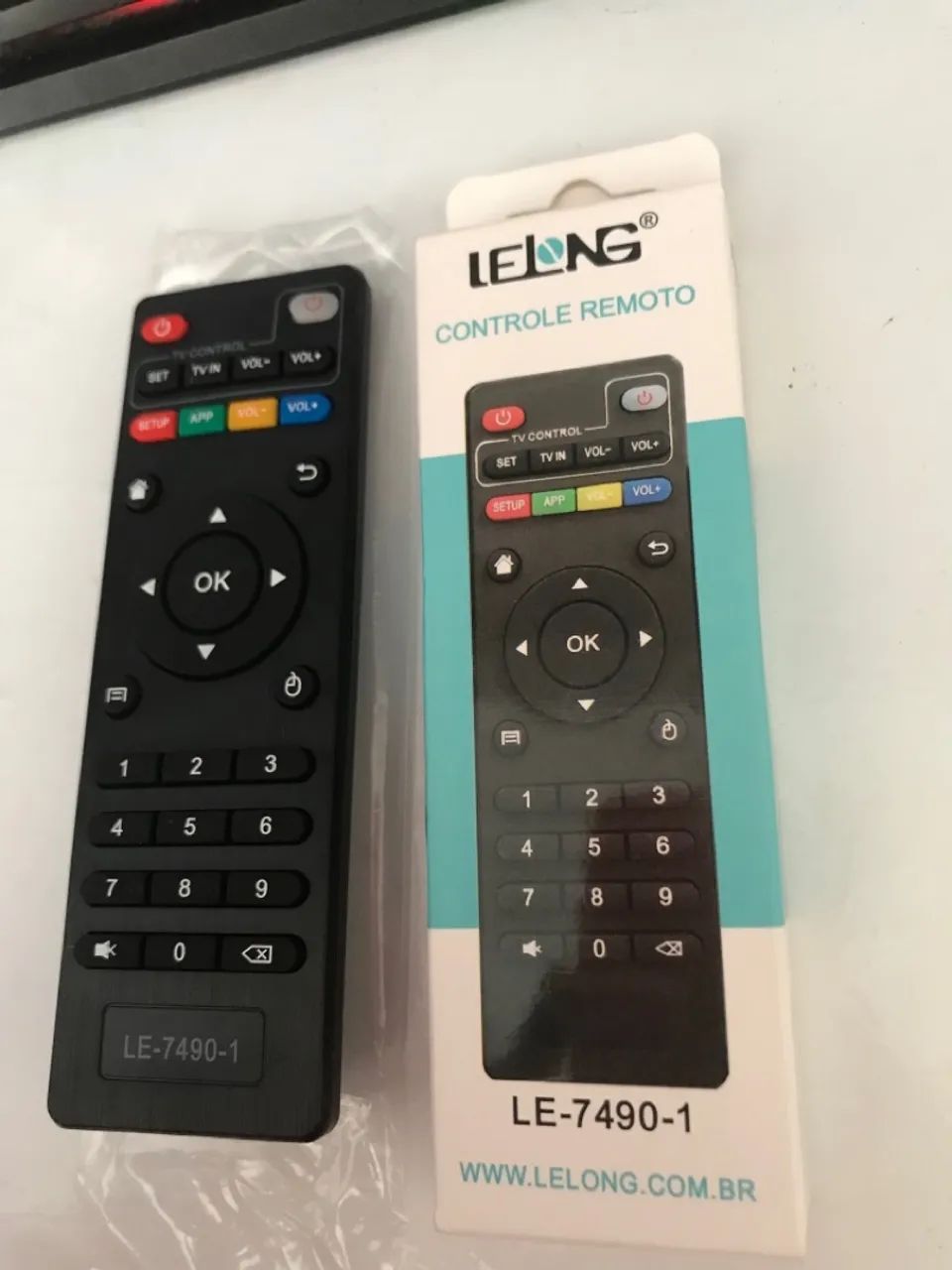 Controle para tv box 