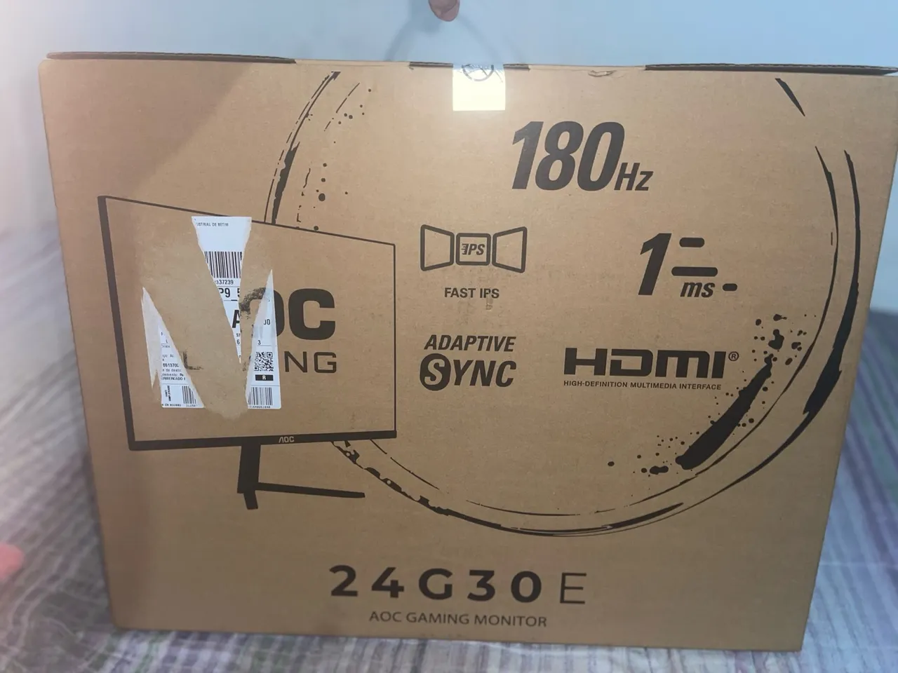 Monitor Gamer AOC 24' 180Hz - Novo Lacrado com Garantia