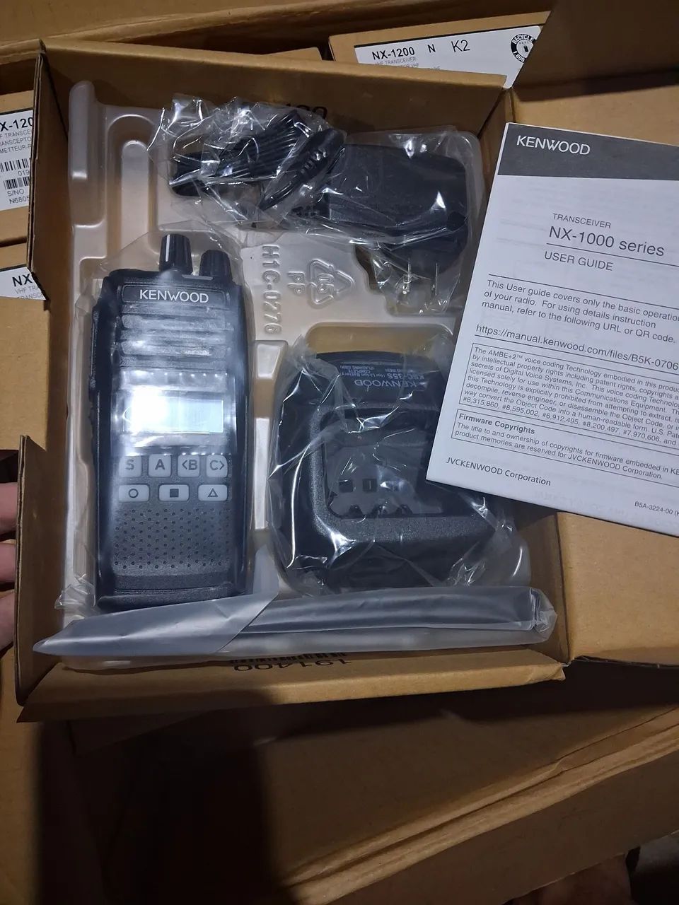 Rádio Transmissor Vhf  Kenwood NX-1200 N  K2  Gps Digital e Analógico NXDN novo!