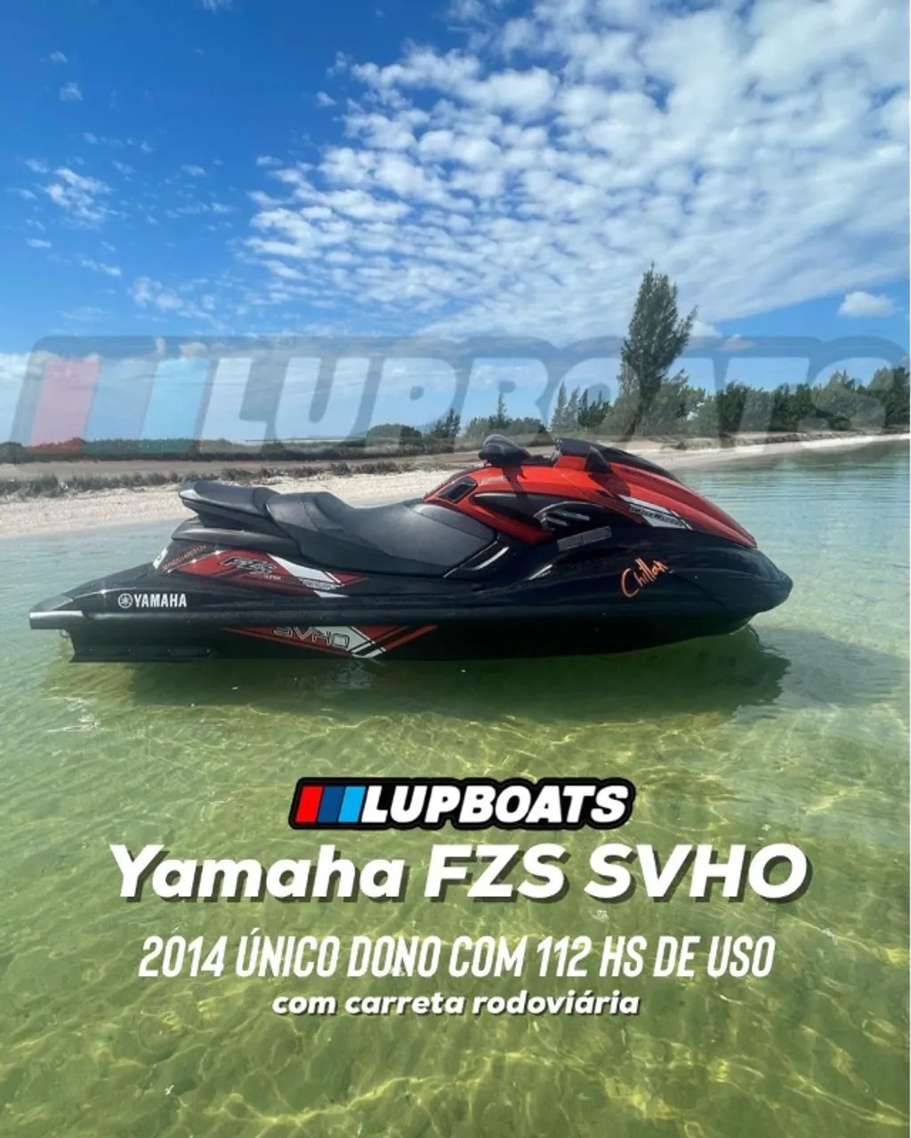 JET SKI YAMAHA SVHO - 2014 - 112h