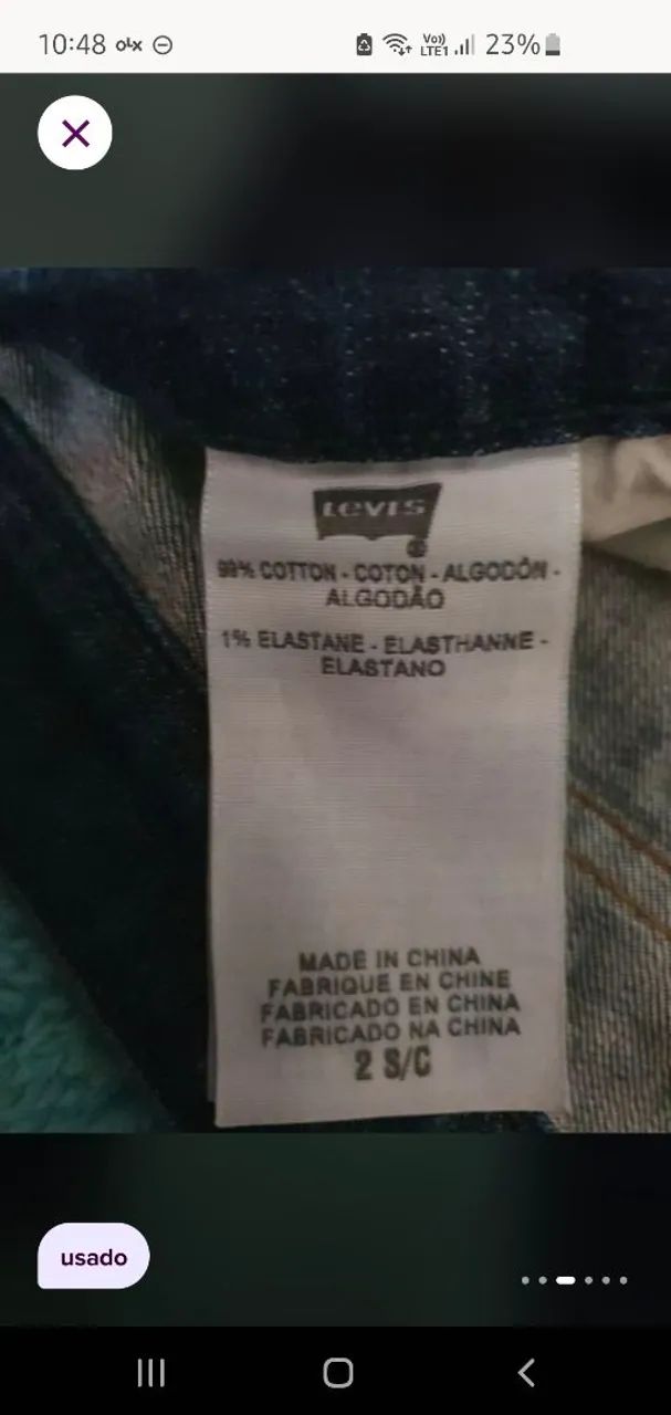 Calça Jeans levi's - Foto 3